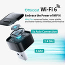 Adaptador OTTOCAST® Mini Pico Wireless CarPlay/Android Auto